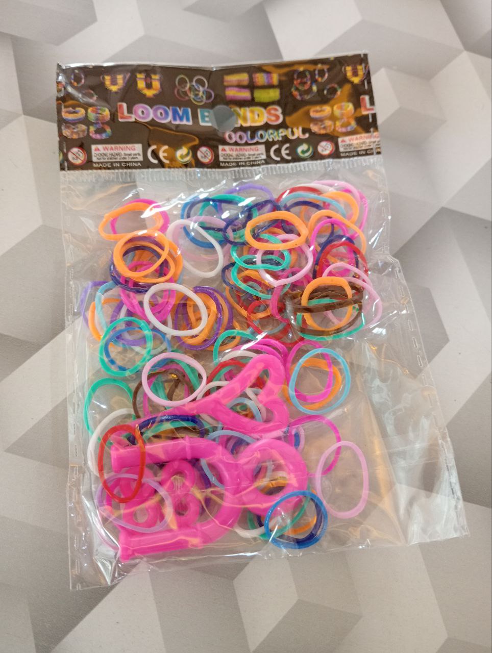 Loom Band Coloured Rubber Bands _0