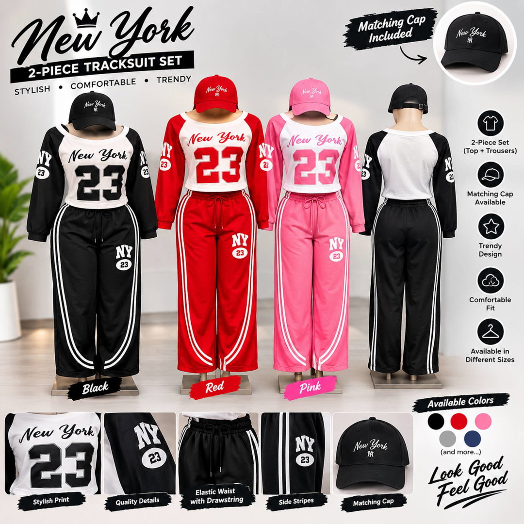 New York 2-Piece Tracksuit Set