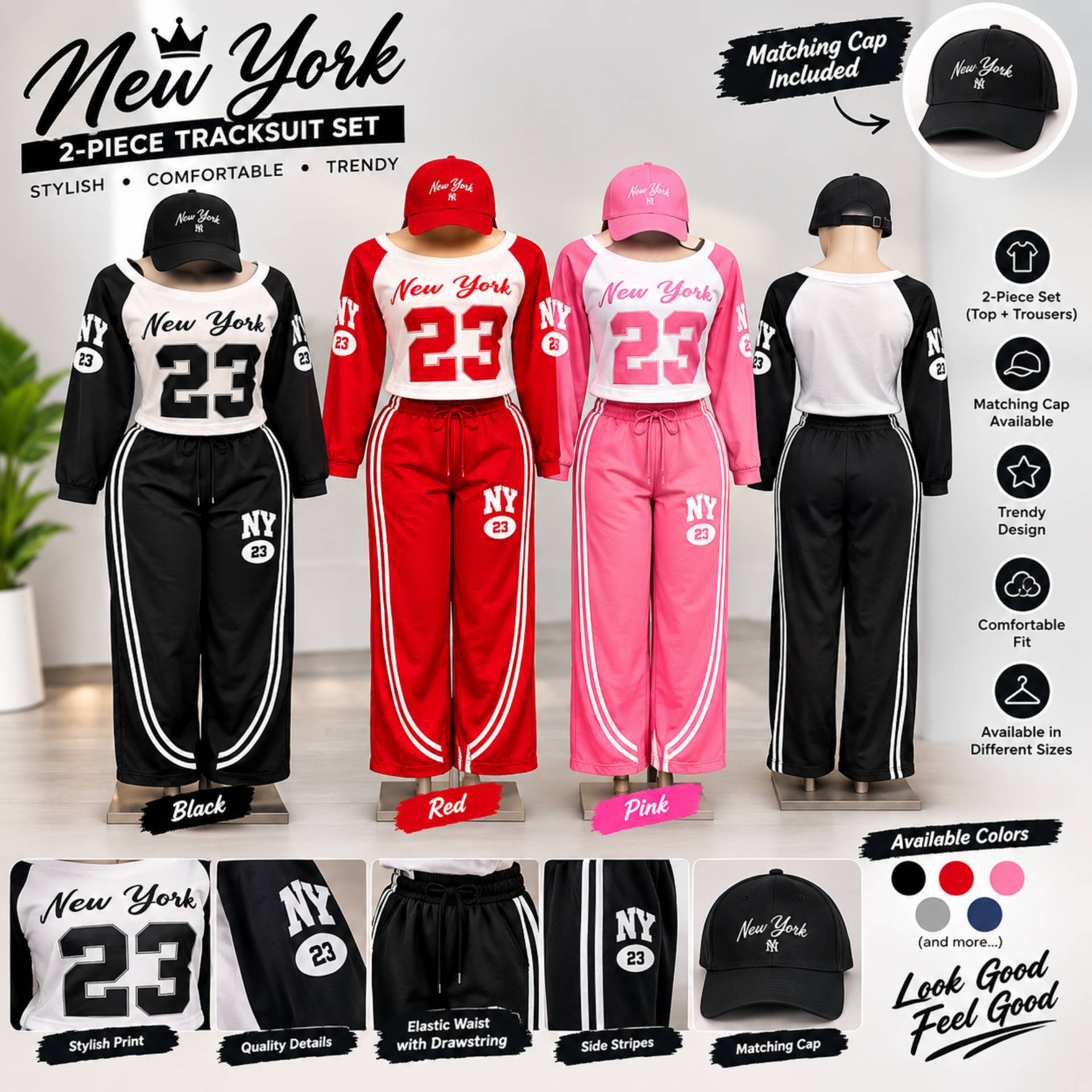 New York 2-Piece Tracksuit Set_0