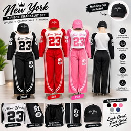 New York 2-Piece Tracksuit Set