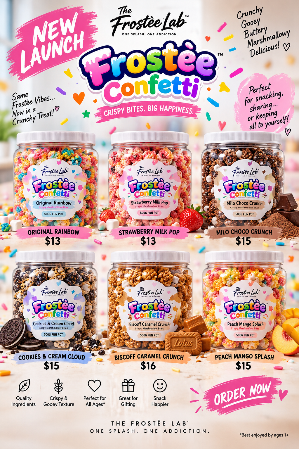 Frostèe confetti