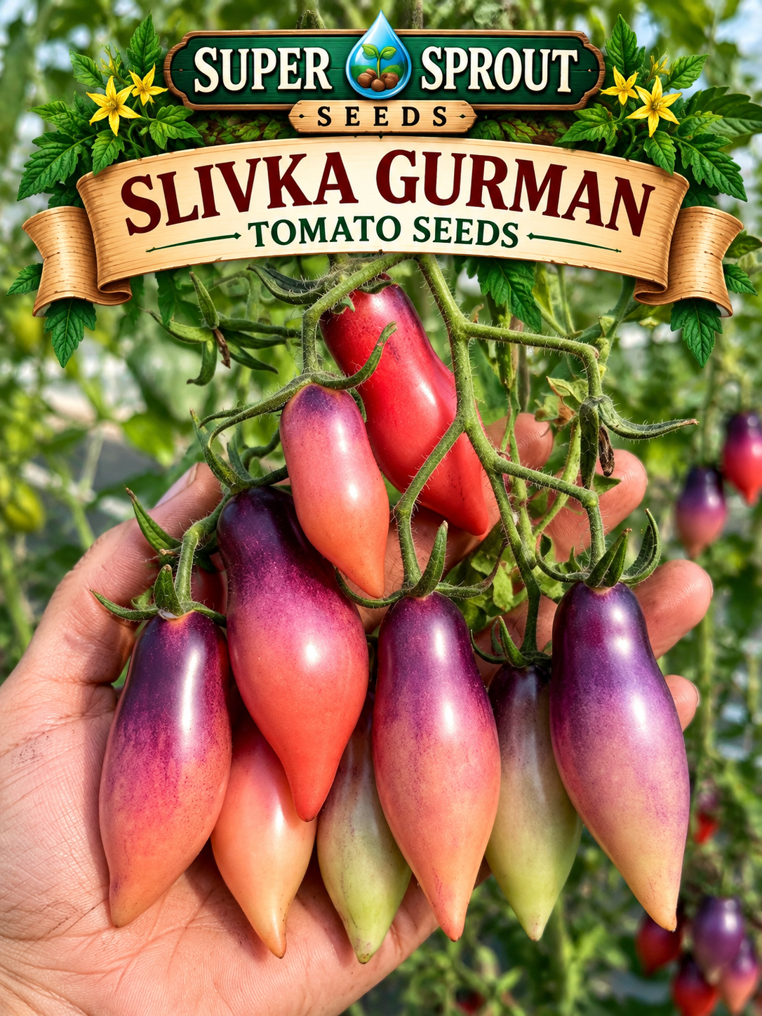 🍅SLIVKA GURMAN TOMATO🍅 x 10 seeds