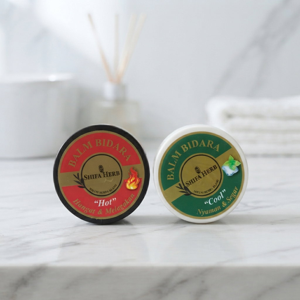 Original HQ BIDARA Hot & Cool Balm Relieves Cold, Muscle & Joint Pain & Alleviate Wind_3