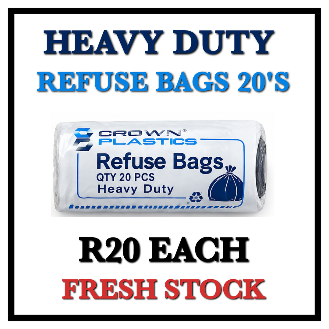 Heavy Duty Refuse Bag Roll 20's