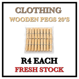 Wooden Clothing Pegs 