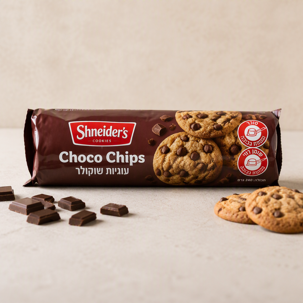 Shneider Cookies Choco Chips / שניידרס עוגיות שוקולד