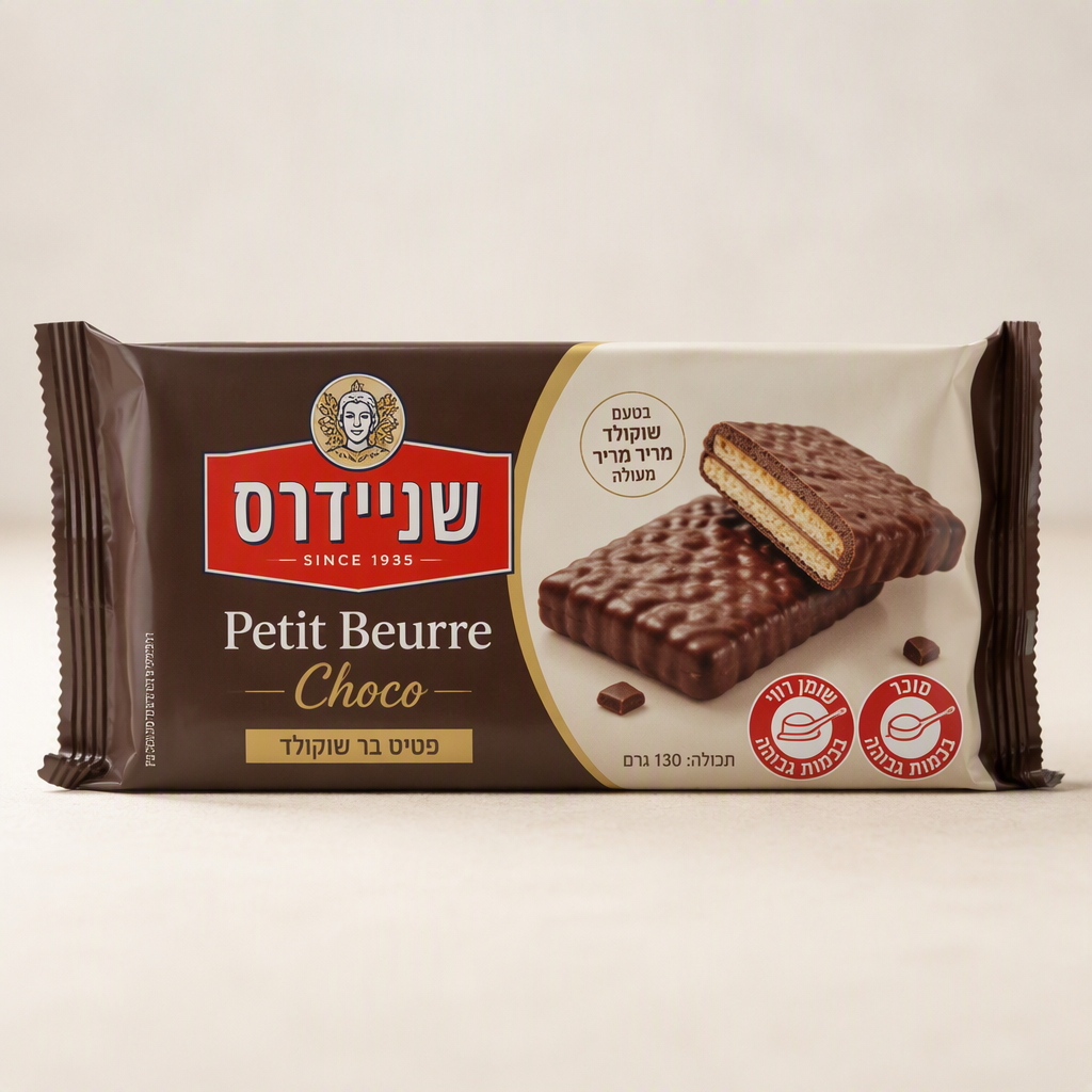 Shneider Petit Beurre Choco / שניידרס פטיט בר שוקולד_0