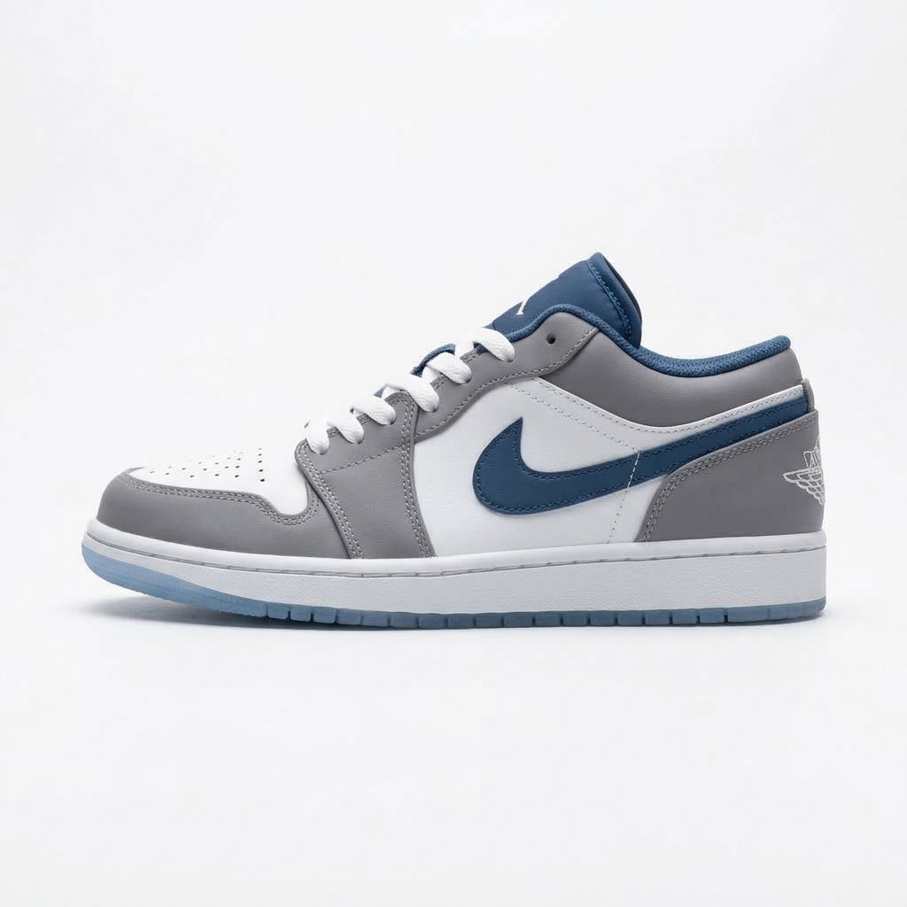 NIKE AIR JORDAN 1 LOW ‘ Stealth / French Blue ‘_0