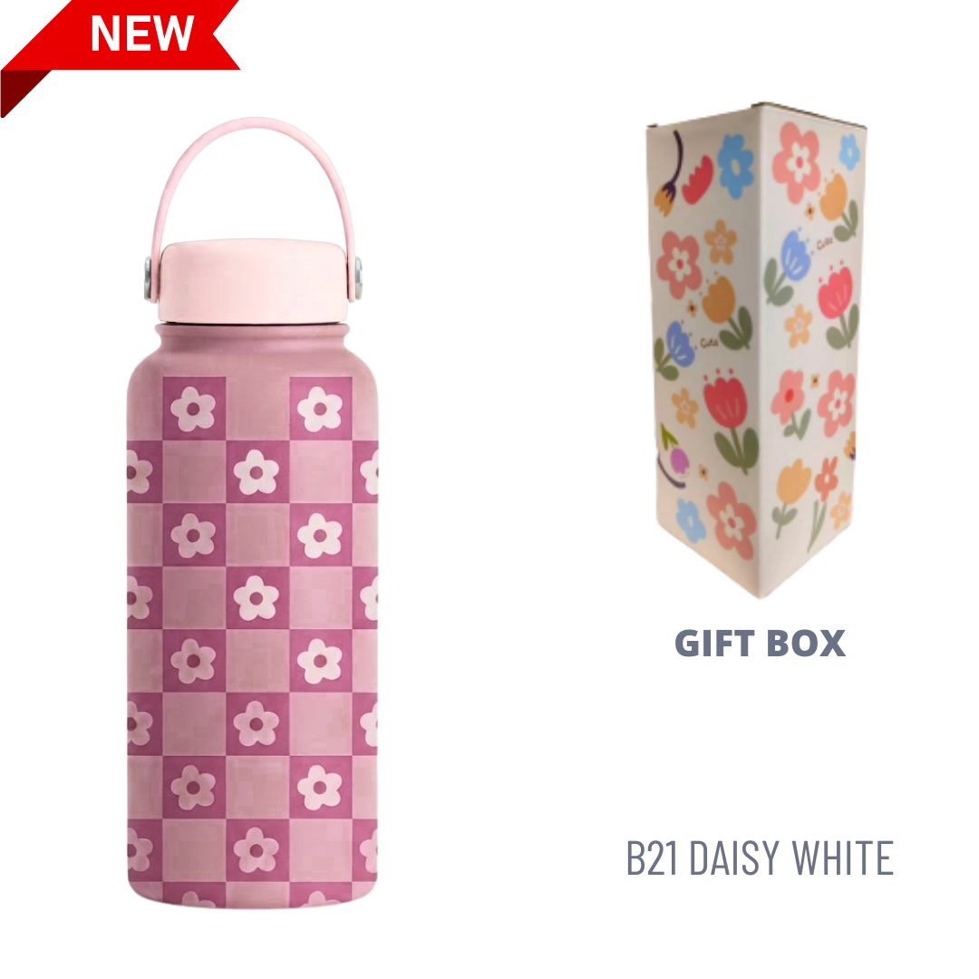1000ML 3D FLORAL THUMBLER THERMOS BOTTLE_20