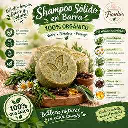 Shampoo sólido Natural. Anticaida. 