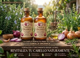 Shampoo y Acondicionador Organico. Anticaída y Crecimiento de Cabello