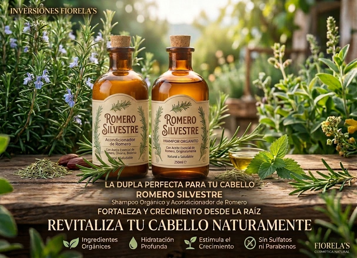 Shampoo y Acondicionador Organico. Anticaída y Crecimiento de Cabello_2