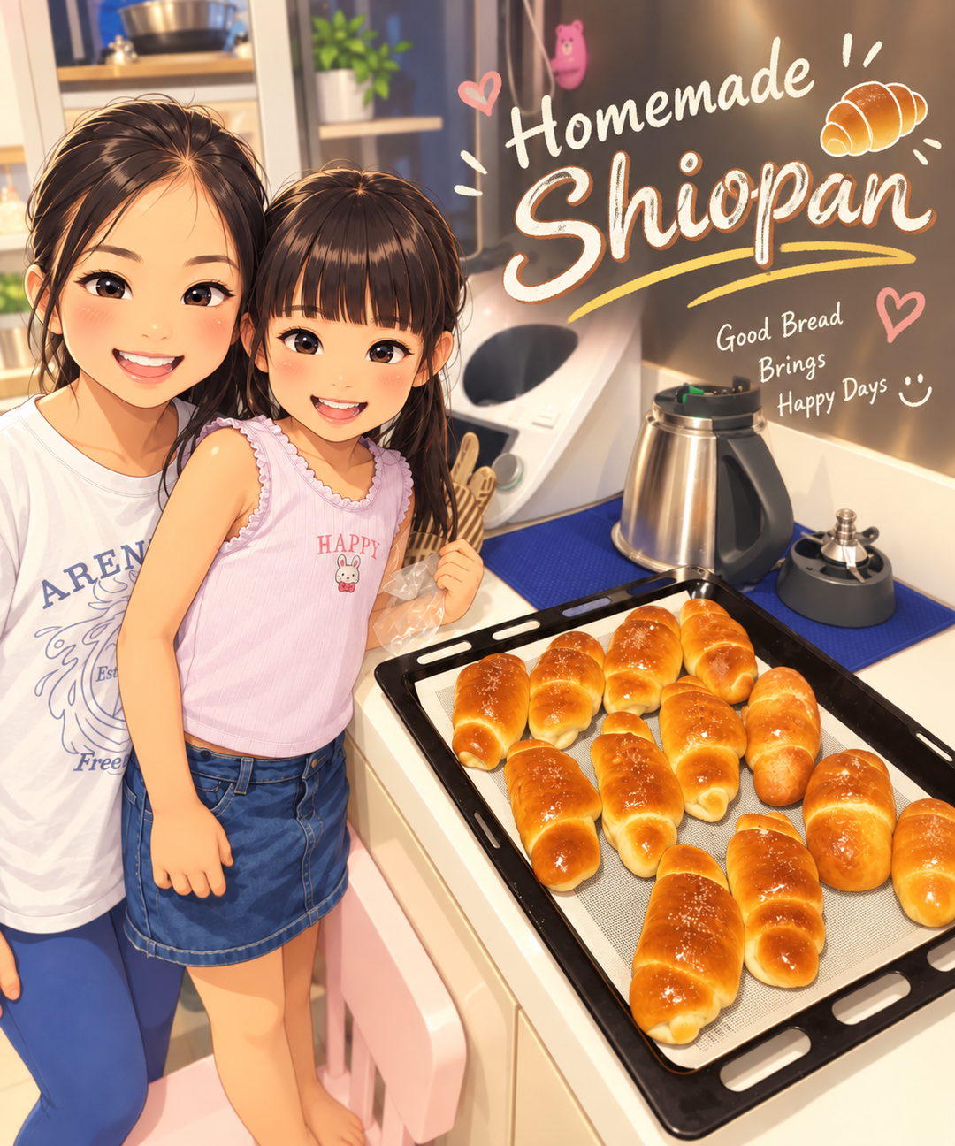 Homemade Salt Bread (Shio pan)