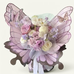 Foi de ambalat decorative model aripi de fluture (Set 10 buc)