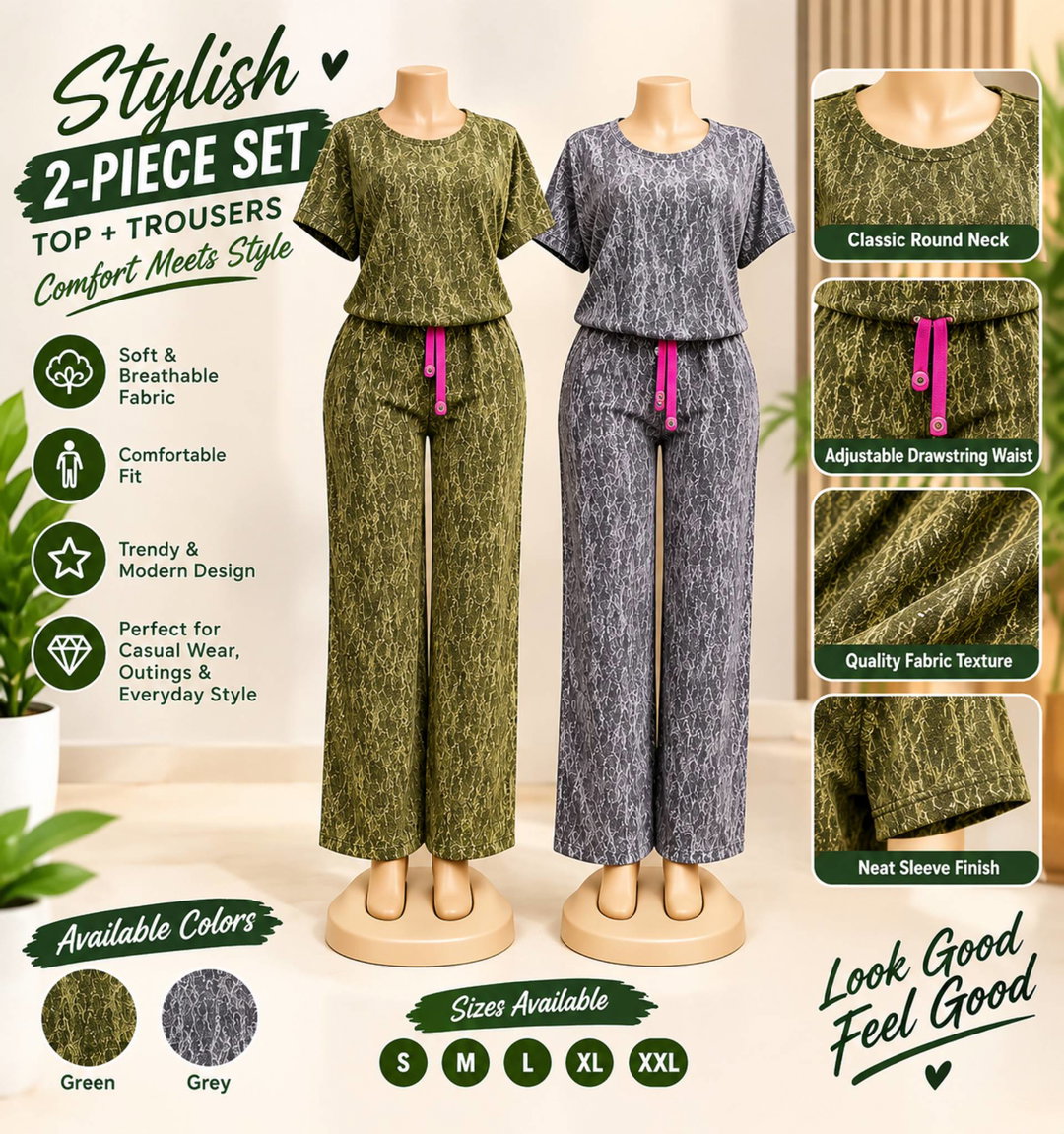Stylish 2-Piece Casual Set