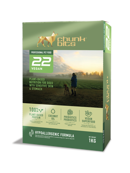 Chunkbits Vital 22 Marine Fish, Tapioca & Oat Dog Food