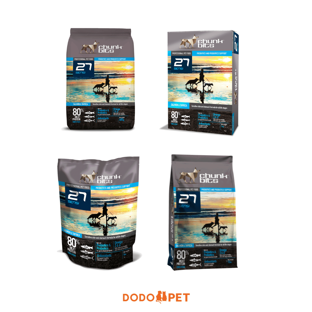 Chunkbits 27 Sensi Salmon & Tapioca Dog Food_0