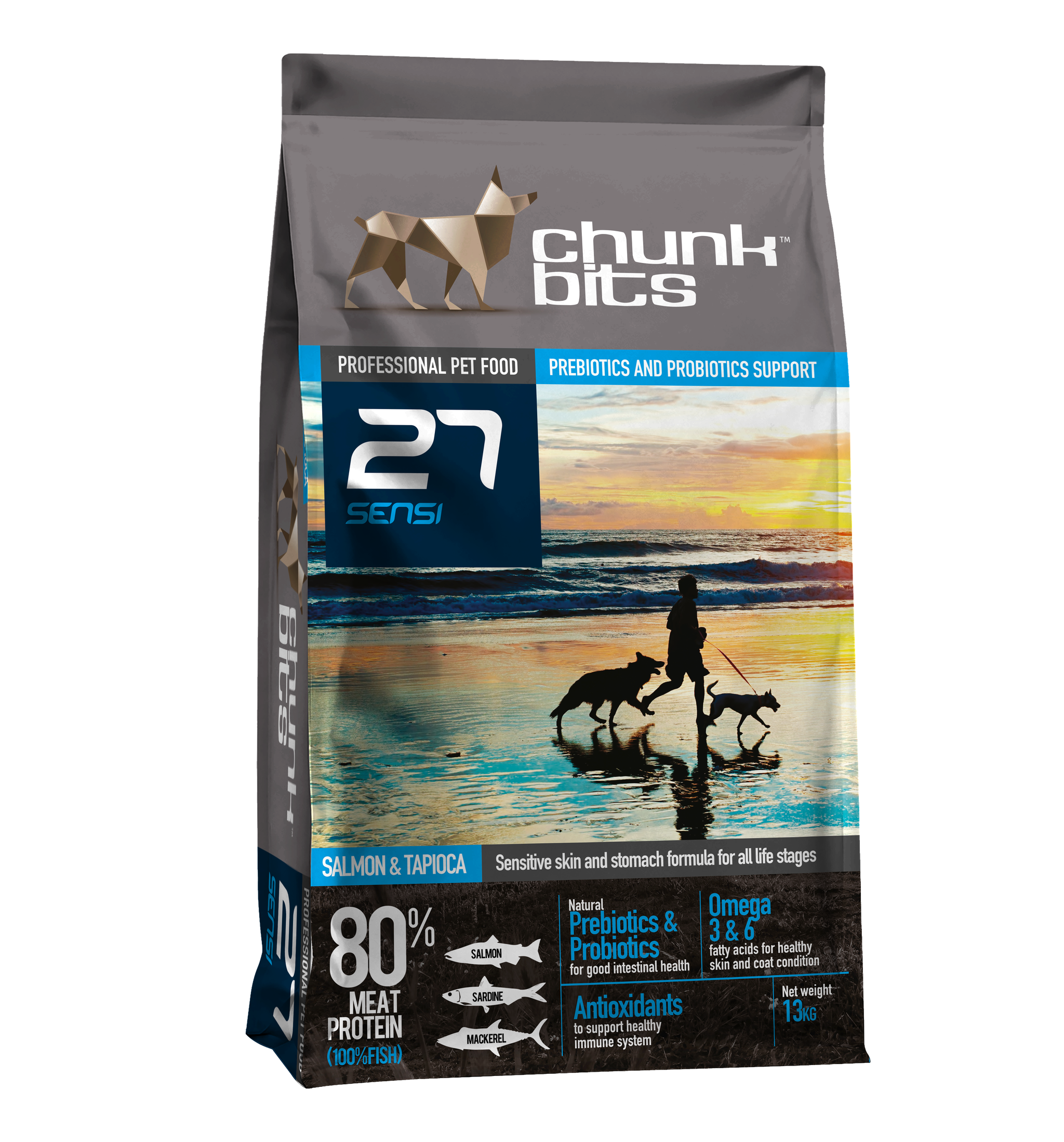 Chunkbits 27 Sensi Salmon & Tapioca Dog Food_4