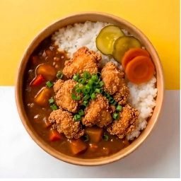 Japanese Spicy Karaage Curry Rice