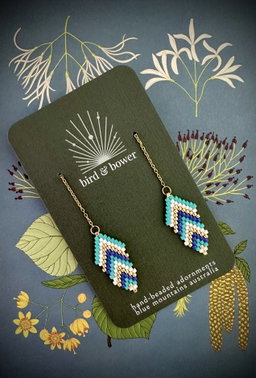 NEW! Feather Drop Earrings 