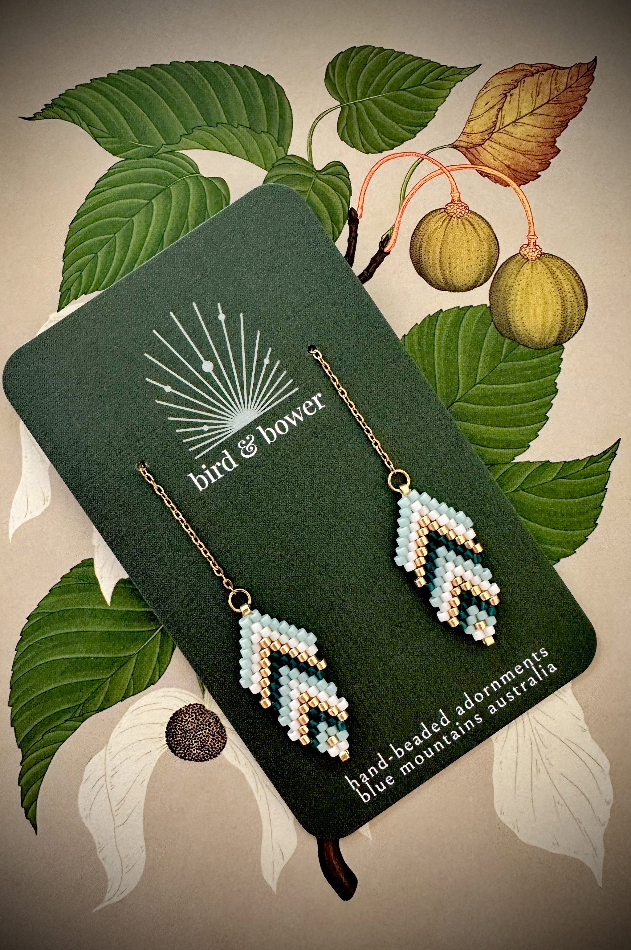 NEW! Feather Drop Earrings _2
