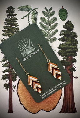 NEW! Feather Drop Earrings 