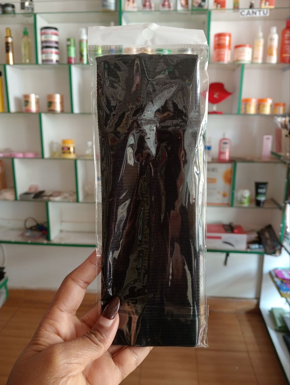 Stripped Headband Black_0