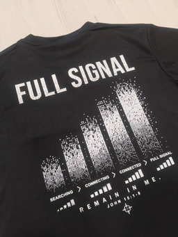 FULL SIGNAL_NAVY BLUE TSHIRT 