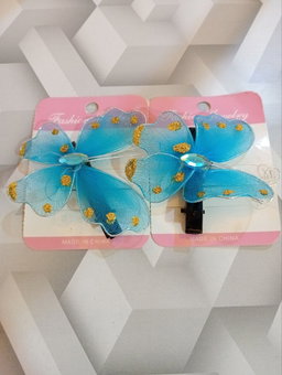 Butterfly Glitter Hair Clips Kids