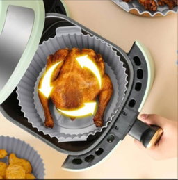 6 Piece Reusable Silicone Air Fryer Liner