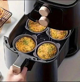 Premium Non-Stick Silicone Egg & Cake Baking Moulds