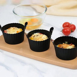 Premium Non-Stick Silicone Egg & Cake Baking Moulds