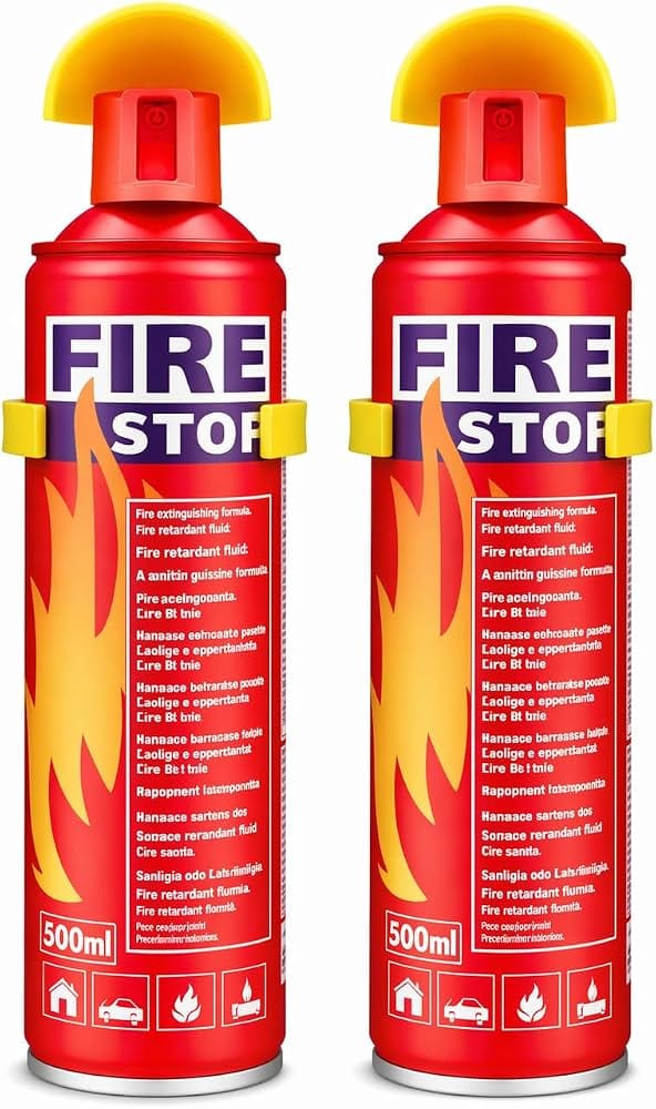 Aerosol fire extinguisher