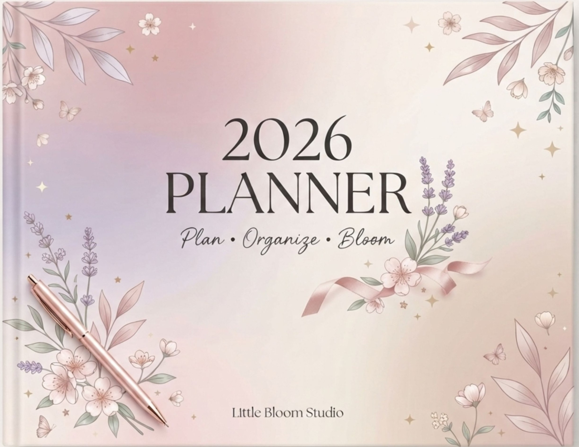 🌸 Plan, Organize & Bloom – Yearly Digital Planner_0