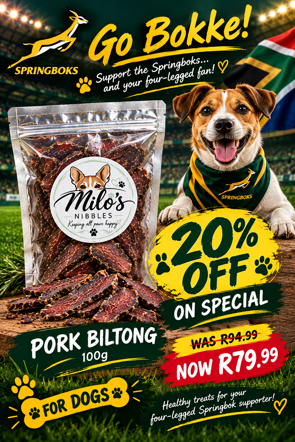 Dog Pork Biltong 100g_0