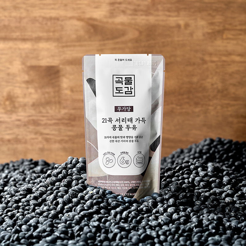 곡물도감 두유 Korean premium soy milk 180ml ×15_5