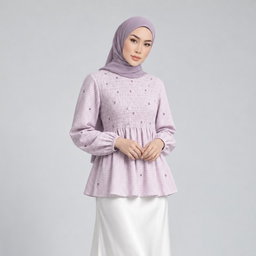 Gingham Sweetheart Smock Top