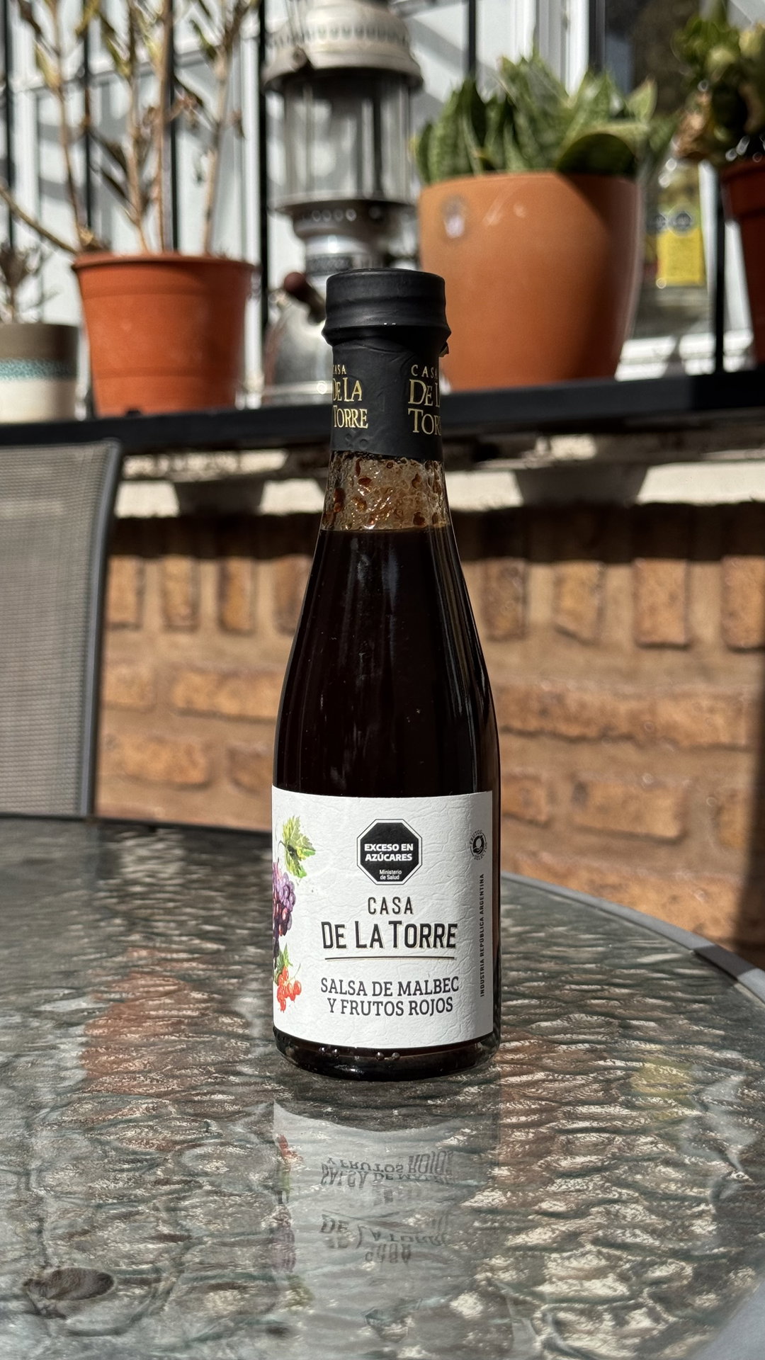 SALSA MALBEC CON FRUTOS ROJO
