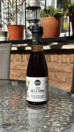 SALSA MALBEC CON FRUTOS ROJO