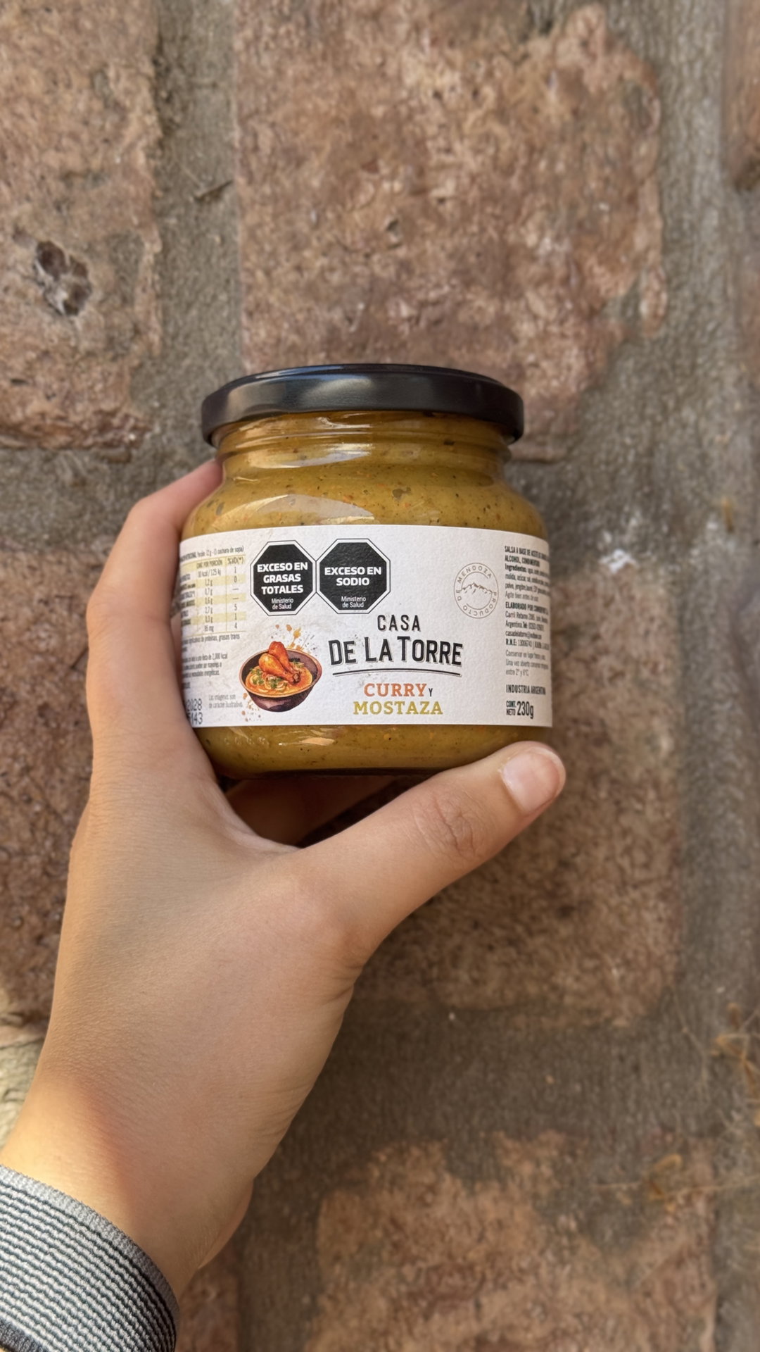 SALSA CURRY CON MOSTAZA