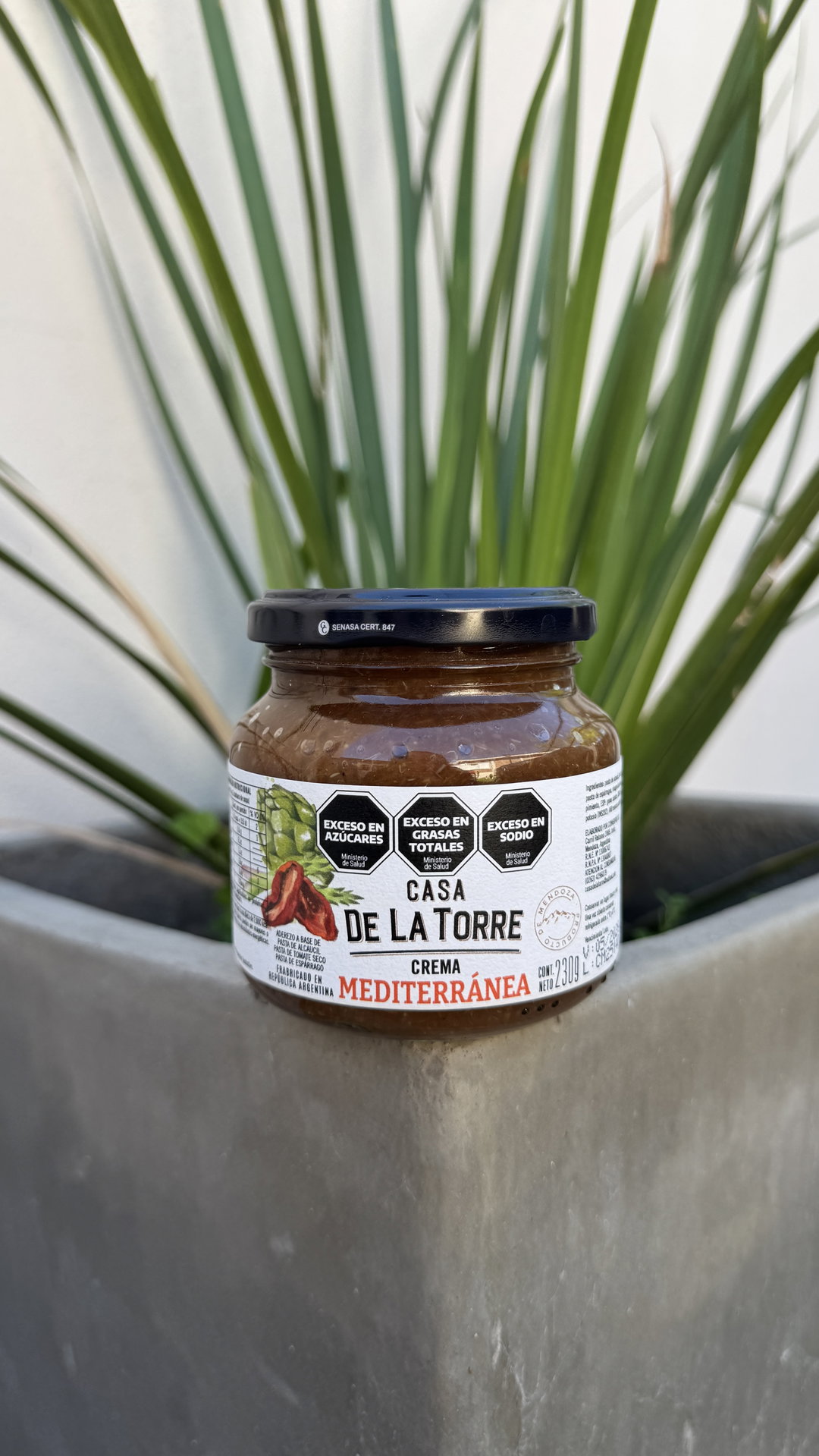 SALSA DE CREMA MEDITERRANEA 230GR