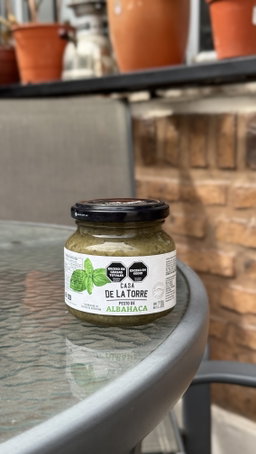 SALSA PESTO DE ALBAHACA