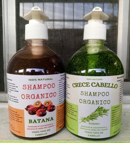 Shampoo y Acondicionador Organico. Anticaída y Crecimiento de Cabello