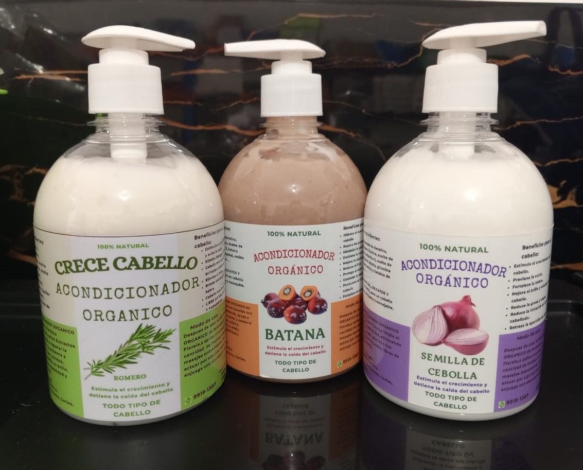 Shampoo y Acondicionador Organico. Anticaída y Crecimiento de Cabello_6