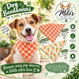 Dubbel Sided Orange Bandanna 