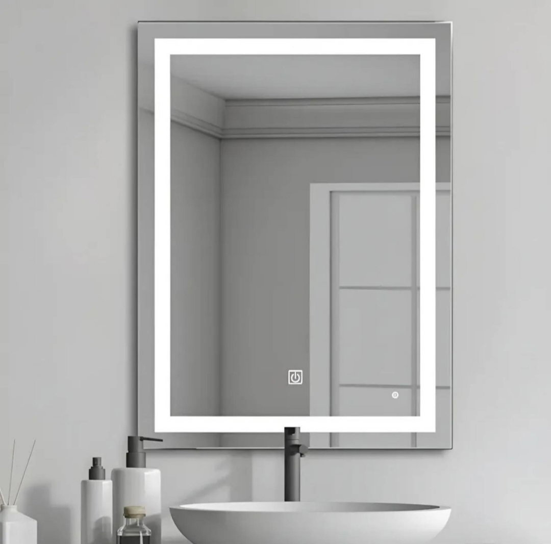 Espejo LED, 3 colores 52x37cm