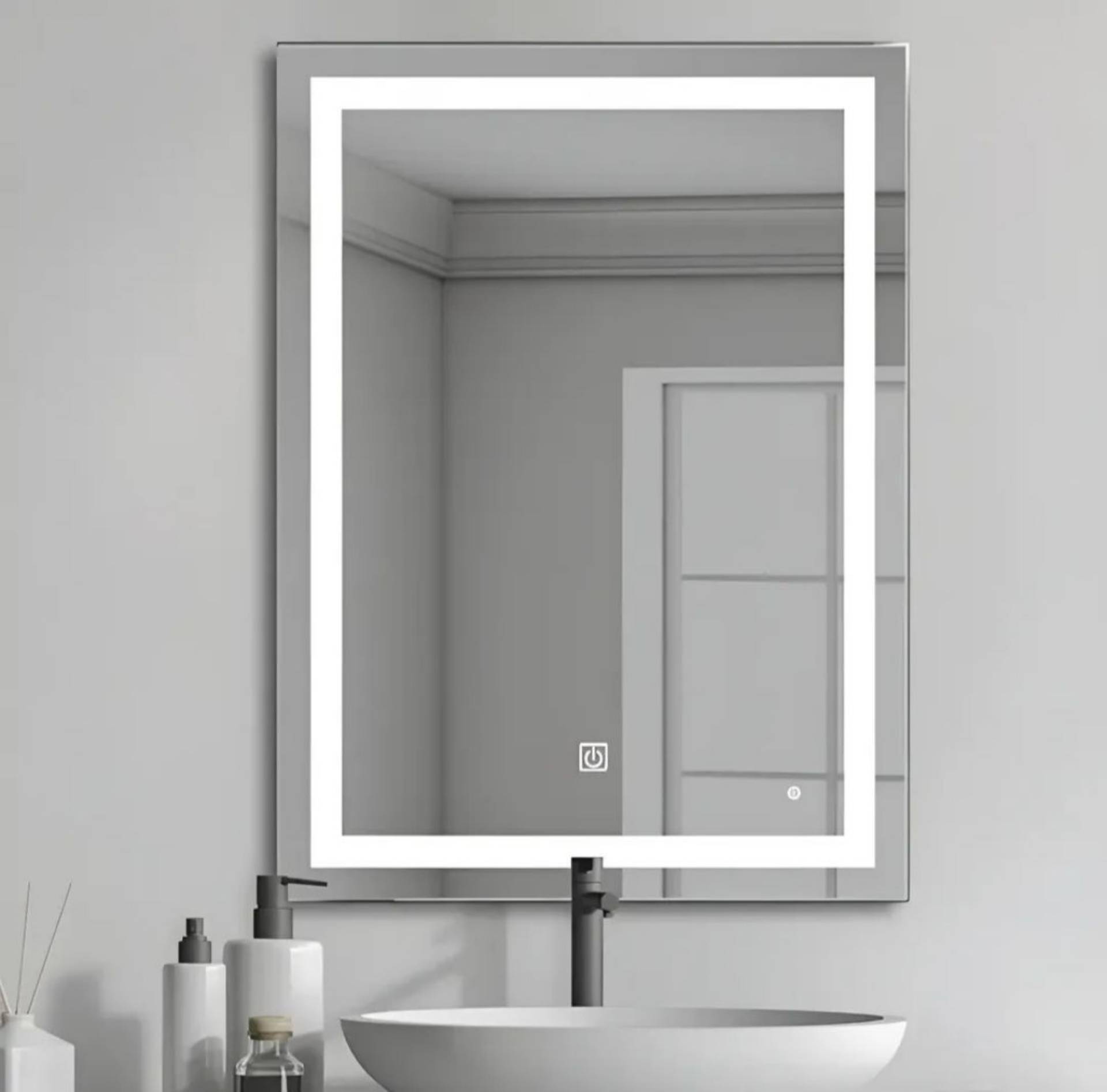 Espejo LED, 3 colores 52x37cm_0