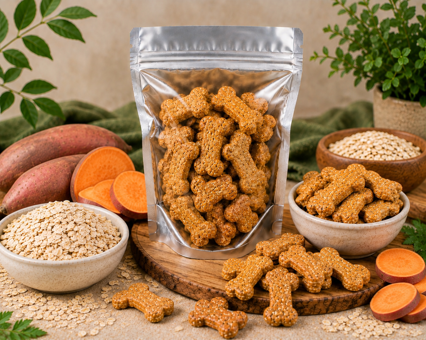 Sweet Potato & Oats Biscuits _0