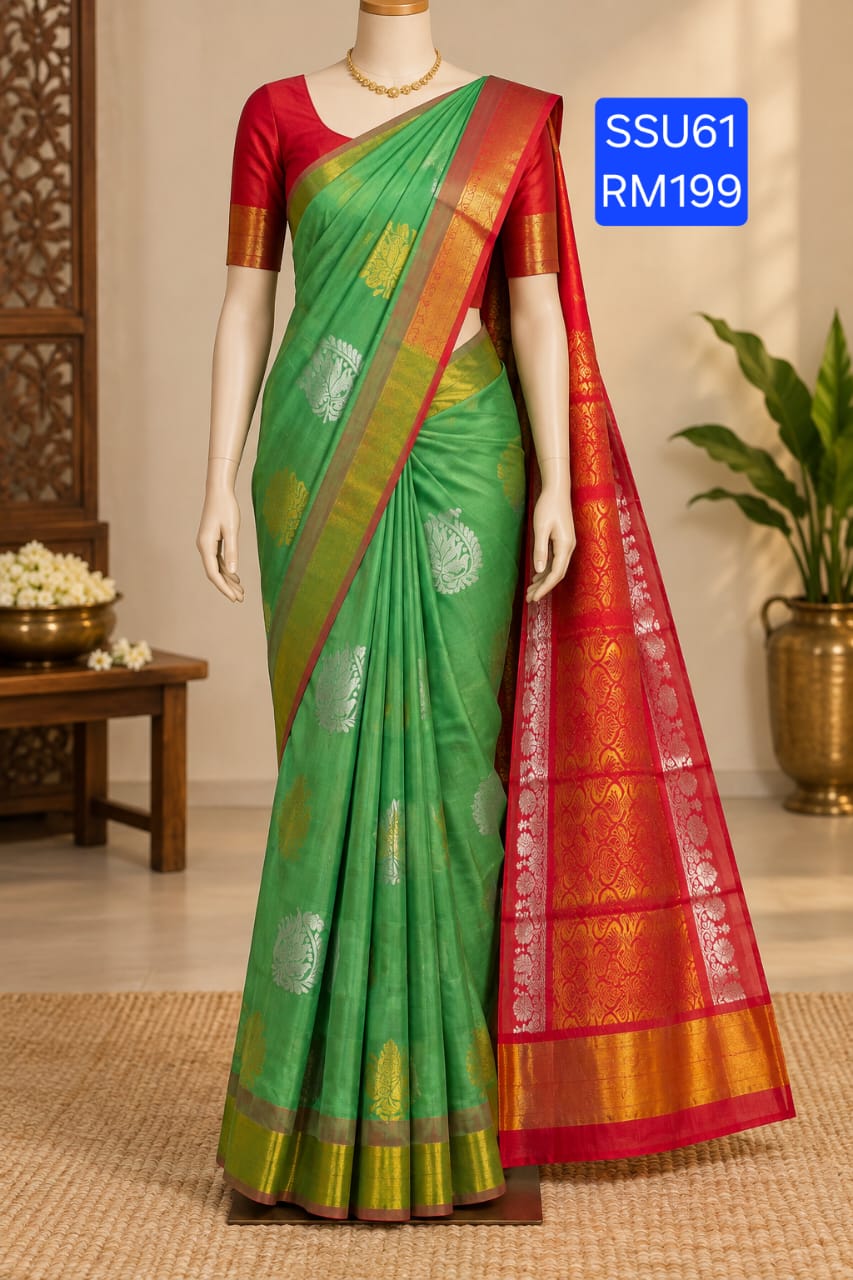 Kanchipuram soft silk saree 