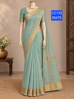 Chanderi Cotton Saree
